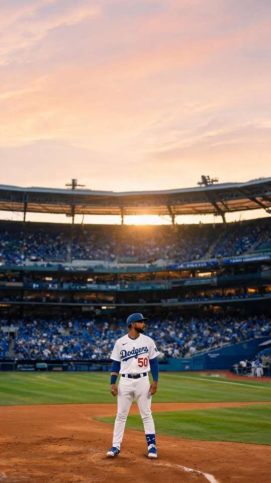 Mookie Betts Dodger Game - 4K Sports Wallpaper
