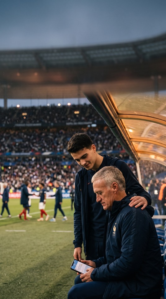 Dylan Deschamps & Didier Deschamps - Fond d'écran 4K