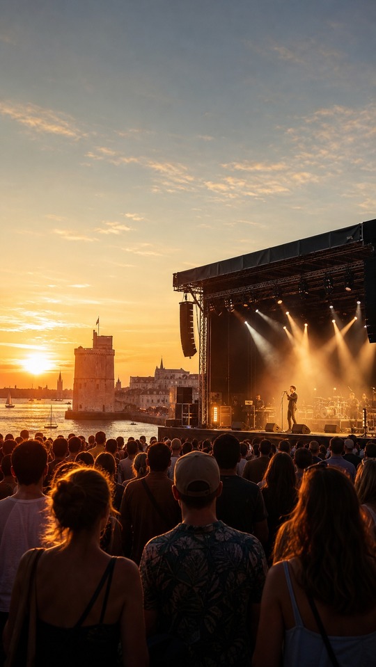 Francofolies La Rochelle Festival - 4K Concert Wallpaper