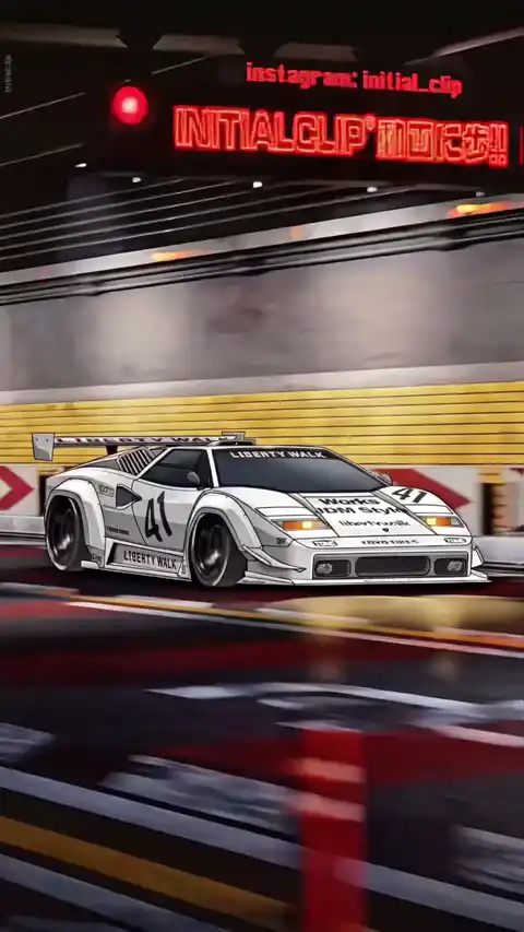 Liberty Walk Lamborghini JDM Countach - Live Hintergrund
