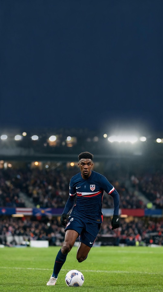 Balogun USMNT Fußball - 4K Wallpaper
