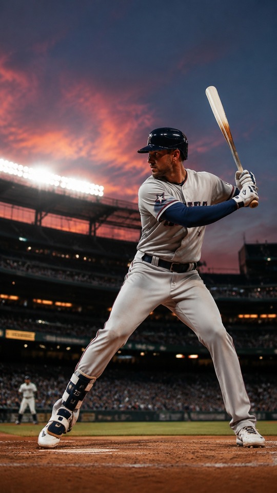All-Star Game Baseball - 4K Wallpaper