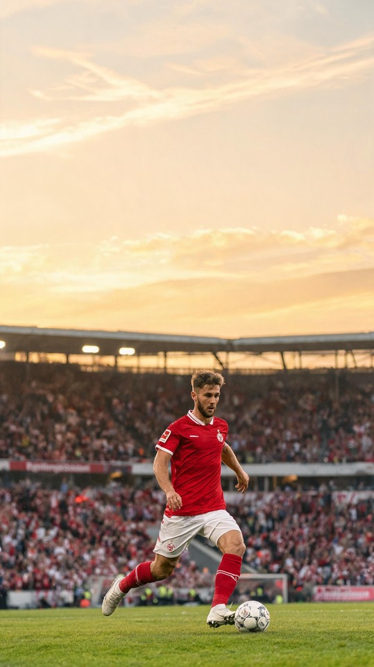 1. FC Köln Fußball-Action - 4K Handy Wallpaper