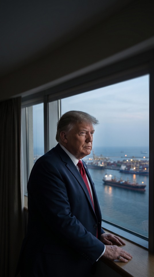 Donald Trump Cinematic Portrait - 4K Wallpapers