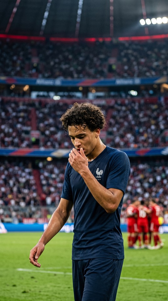 bom Rayan Cherki France National Team - 4K Wallpaper
