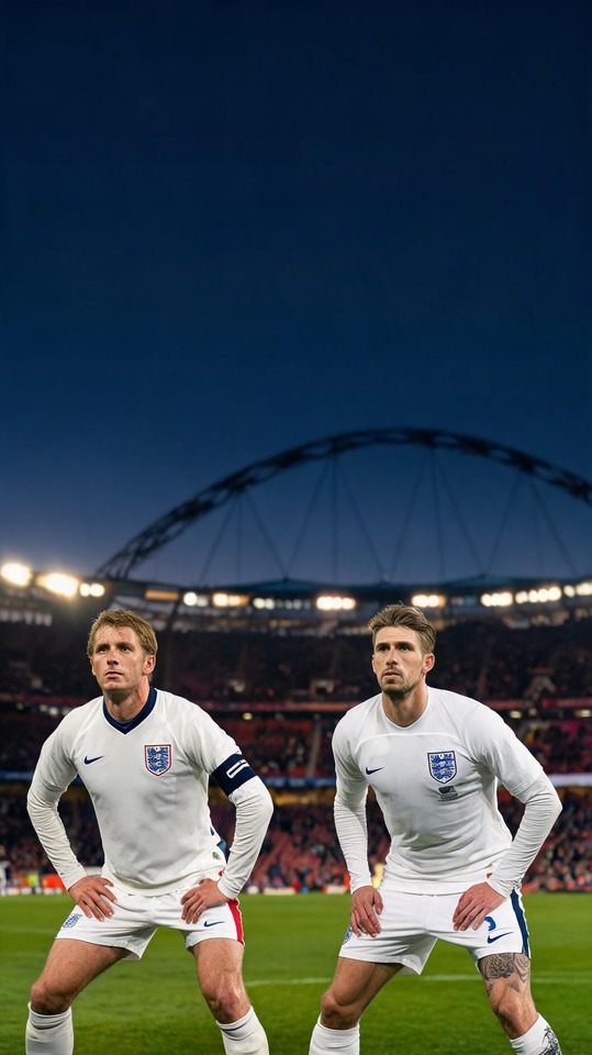 Bobby Moore & John Stones Legacy - 4K England Wallpaper
