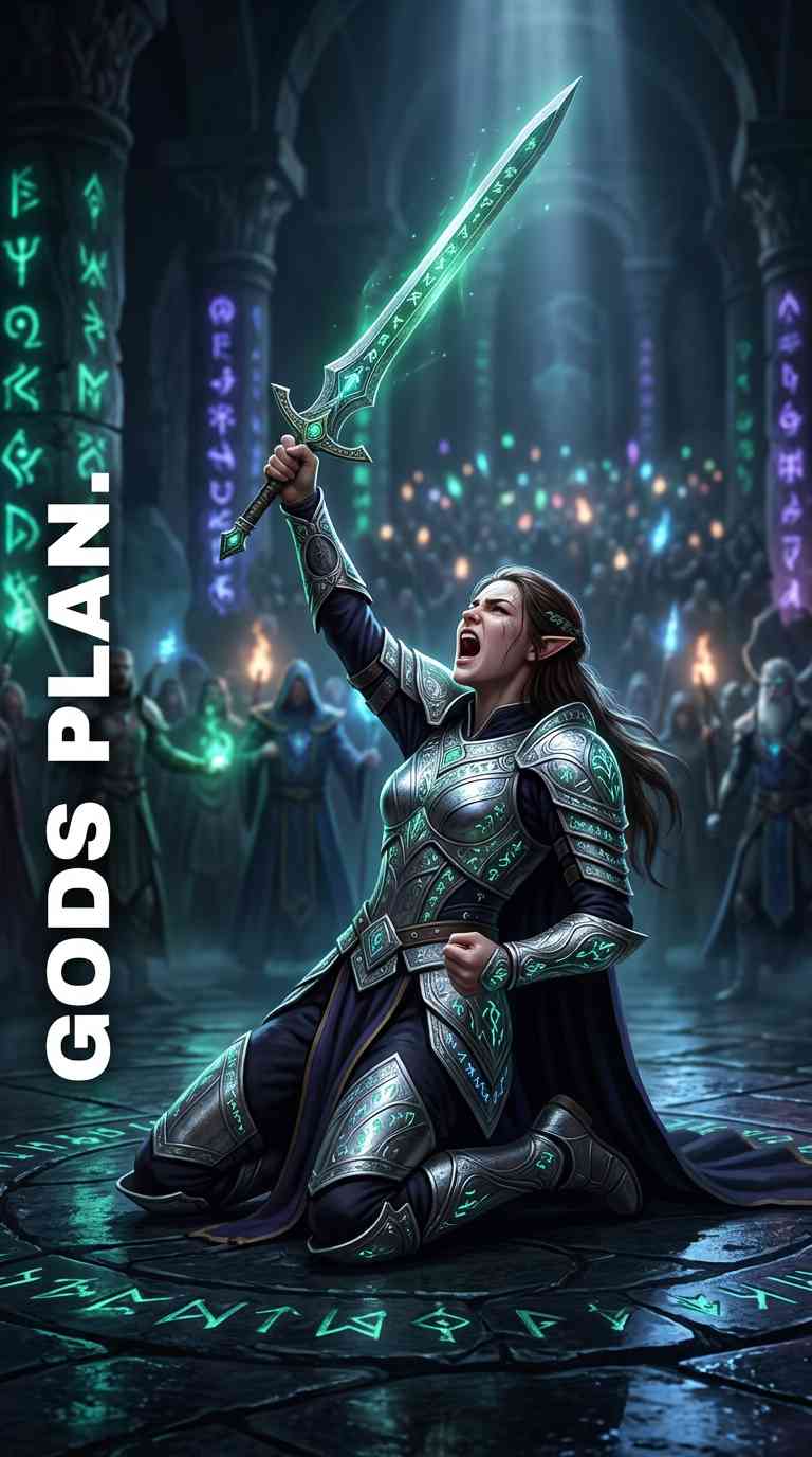 Paladin Elfe - Arrière-plan 4K pour Mobile