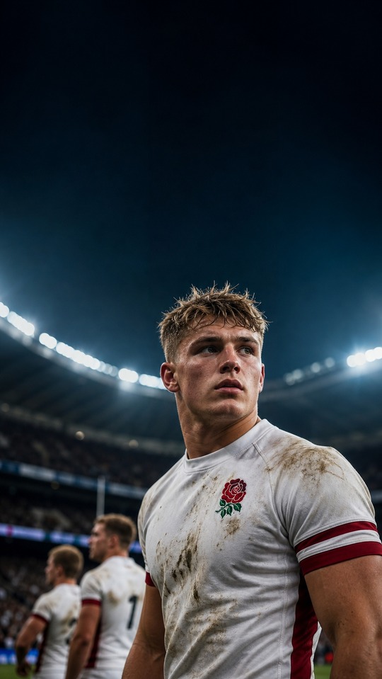 Henry Pollock England Rugby - 4K Mobile Wallpaper