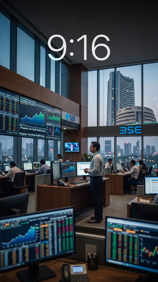 SBI Funds Management IPO - Fond d'Écran Marché Financier 4K