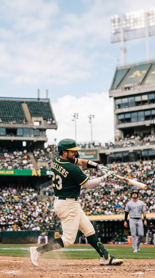 Shea Langeliers Home Run Action - 4K Baseball Wallpaper