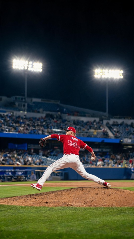 Phillies vs Royals Pitching Action - 4K Wallpapers