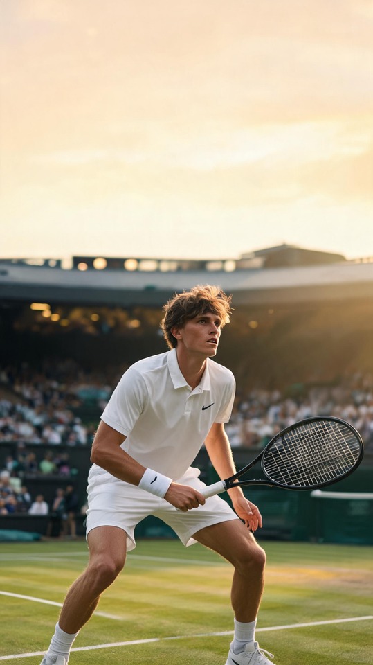 Jannik Sinner Realistic 4K Tennis Wallpaper