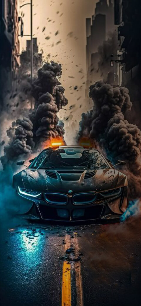 BMW i8 Superdeportivo - Fondo de Pantalla 4K