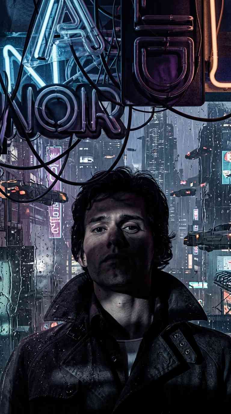 Detective Noir Cyberpunk - Fondos para Celular 4K