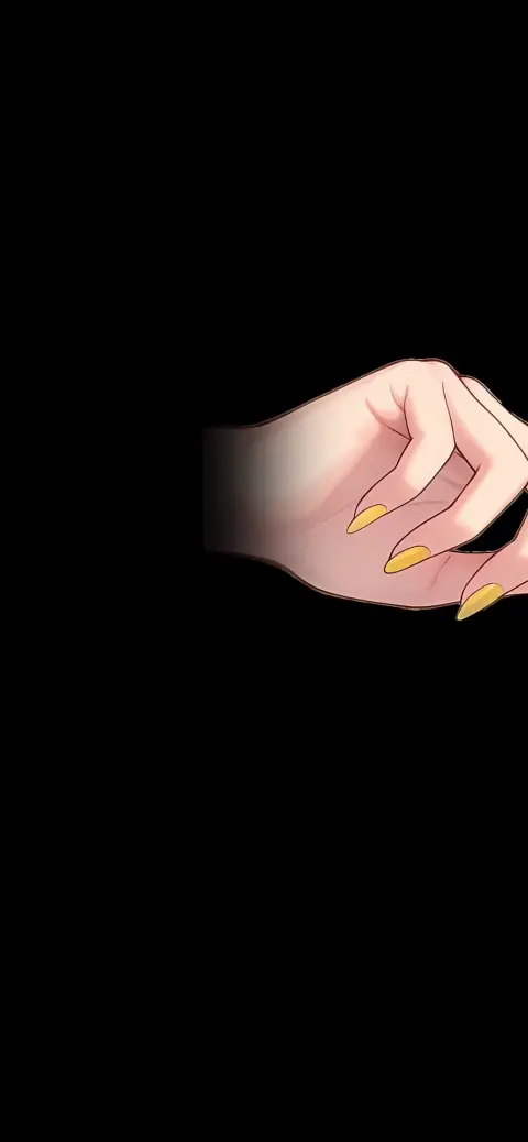 Mano de Anime Uñas Amarillas - Fondo en Movimiento
