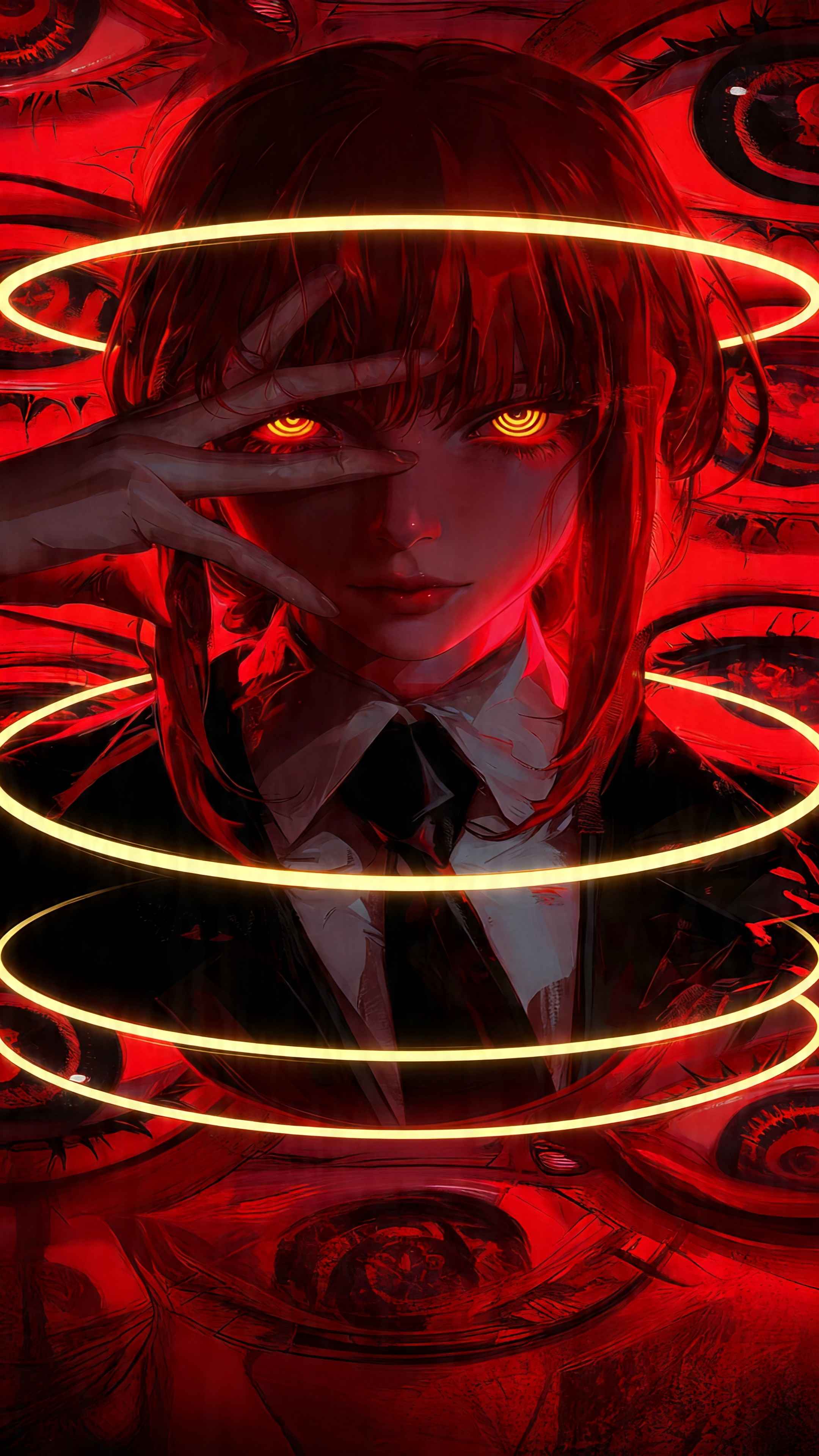 Makima Control Devil - 4K Mobile Wallpaper