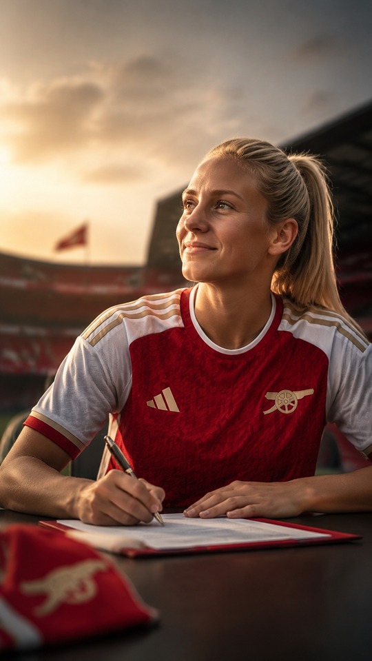Lisa Baum Arsenal Vertragsschluss - 4K Wallpaper