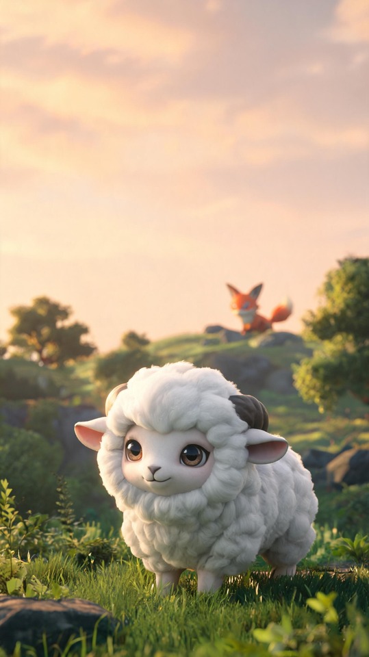 Palworld Update Lamball Cinematic - 4K Wallpaper
