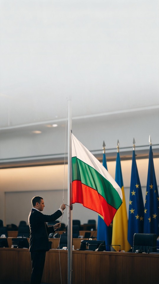 Coalition of Volunteers & Bulgaria Flag - 4K Wallpaper