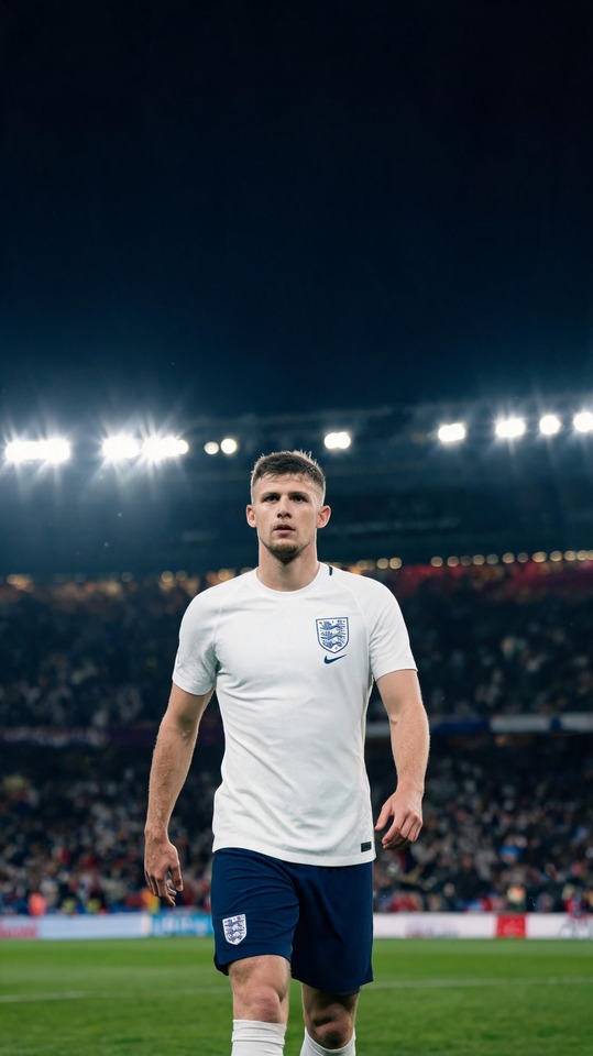 Declan Rice England 4K Wallpaper - Cinematic Realism