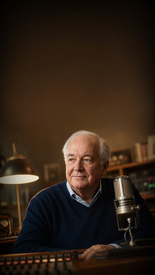 Paul Gambaccini Cinematic Studio Portrait - 4K Background
