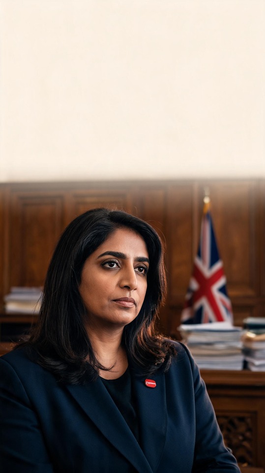 Shabana Mahmood Professional Portrait - 4K Phone Background