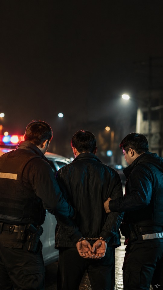 Urgent Arrest Police Cinematic - 4K Background