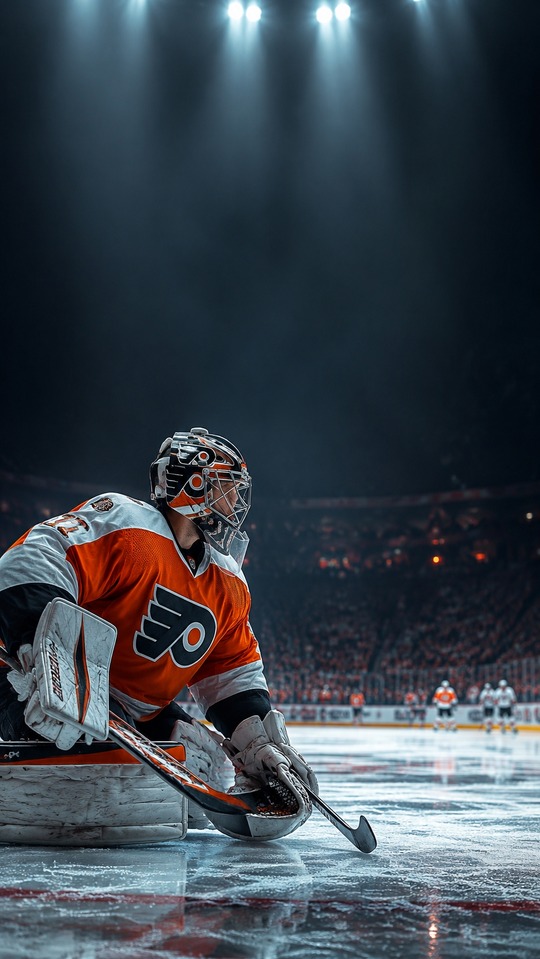Philadelphia Flyers Portero - Fondo 4K
