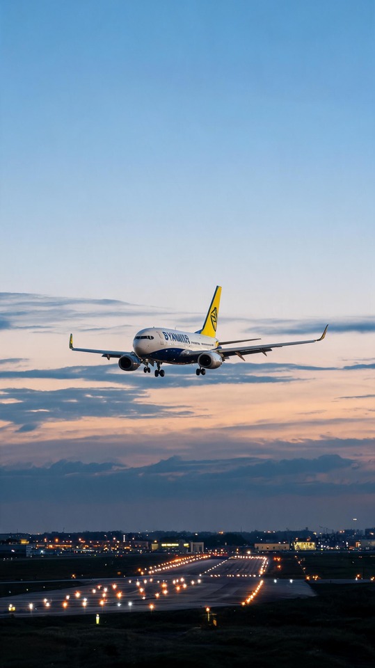 Ryanair Brussels to Porto Diverted - Boeing 737 4K Wallpaper