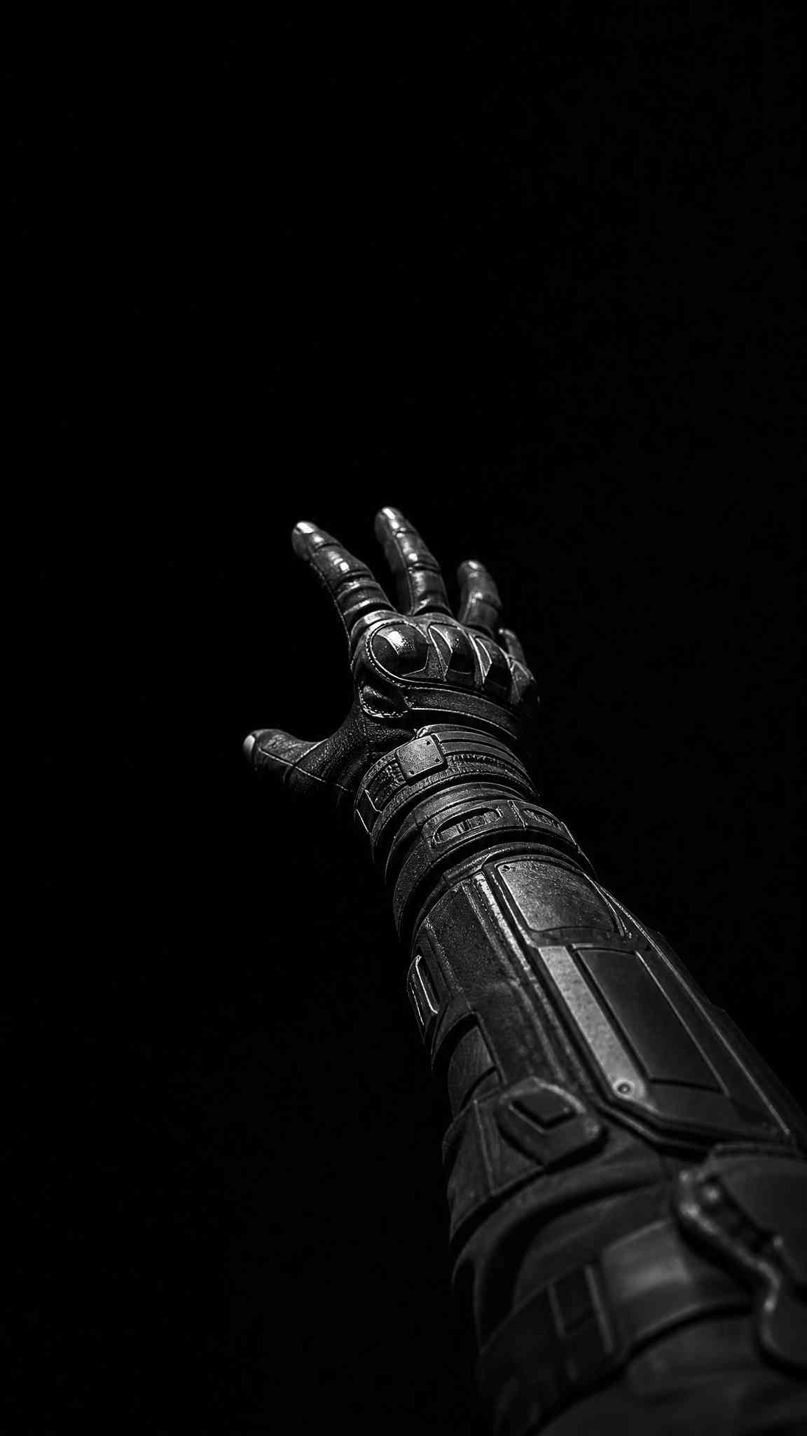 Tactical Armored Gauntlet - 4K Mobile Background