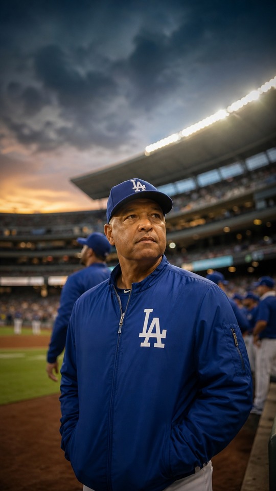 Dave Roberts - Los Angeles Dodgers Manager 4K Wallpaper