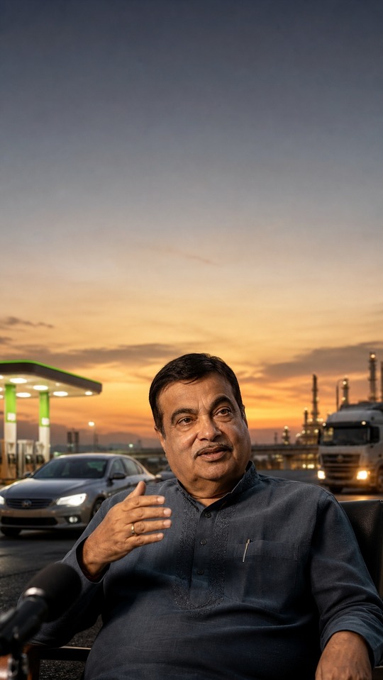 Nitin Gadkari - 4K Phone Background & Lock Screen
