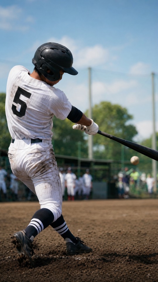 Kanagawa High School Baseball Batter - 4K Wallpaper & Background