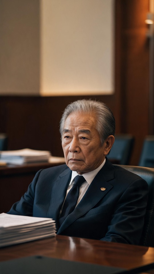 Taro Aso Realistic Portrait - 4K Wallpapers