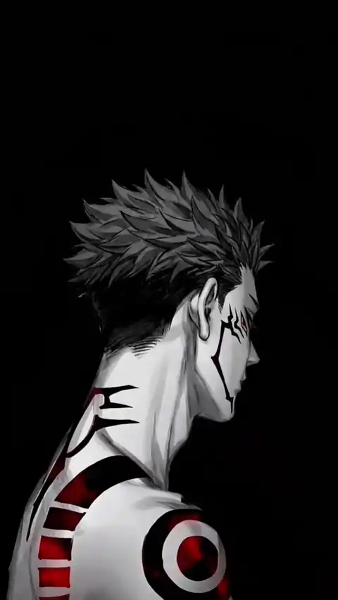 Sukuna Manga Style - Animiertes Hintergrundbild