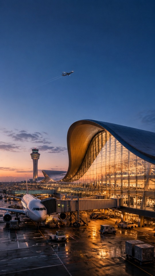 TCS New York JFK Terminal Innovation - 4K Wallpaper
