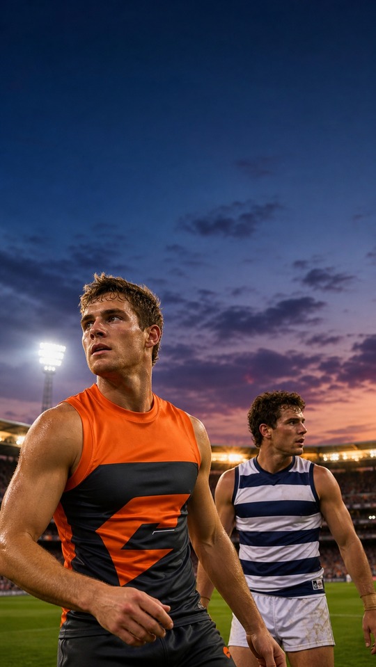 GWS Giants vs Geelong AFL Match - 4K Wallpaper