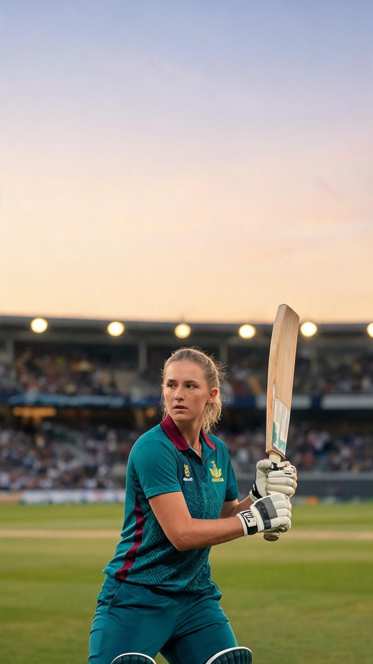 Ashleigh Gardner Cricketer Cinematic Shot - 4K Wallpaper
