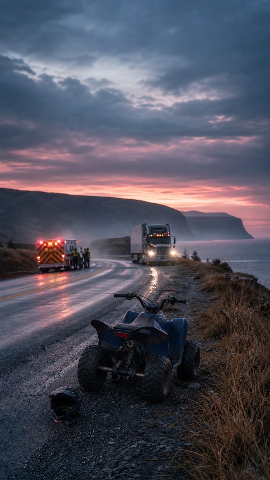 Enfant Gaspesie Atv Accident - 4K Wallpaper