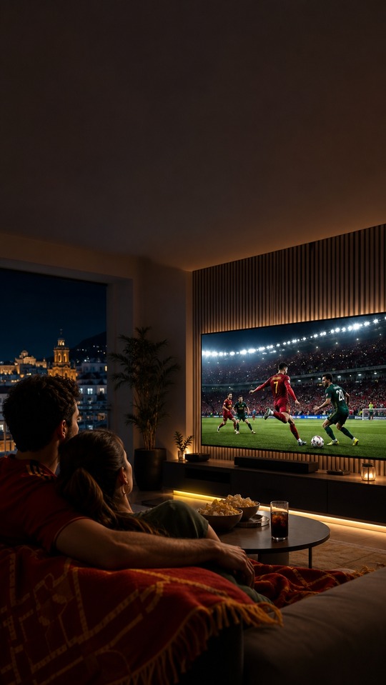 DAZN Football Match Experience - 4K Wallpaper