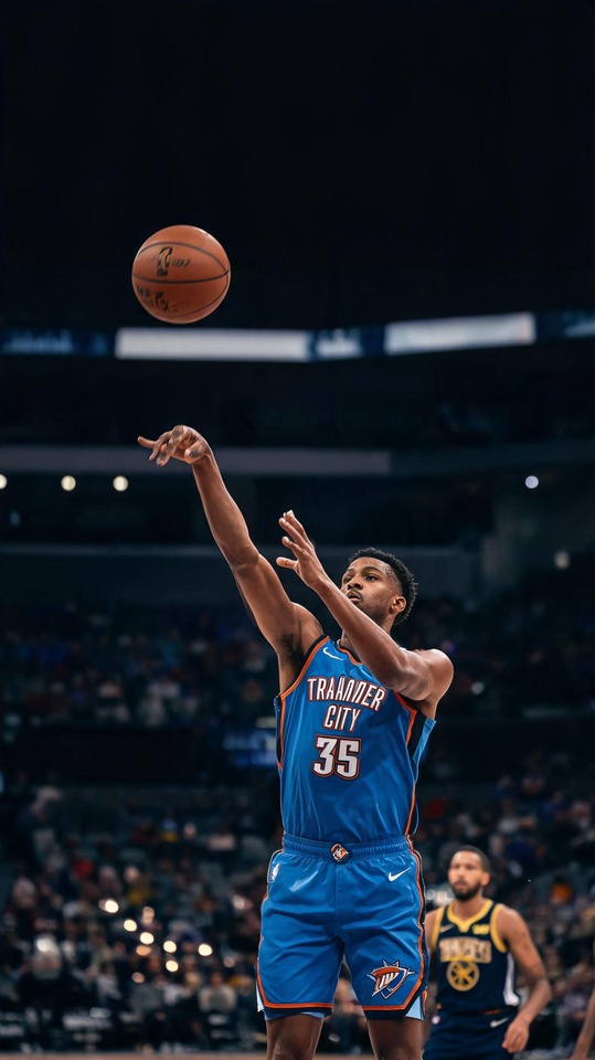 Trevon Brazile Oklahoma City Thunder - 4K Basketball Wallpaper