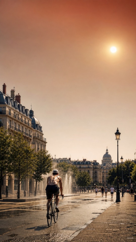 Temps - France Heatwave Aesthetic - 4K Wallpaper