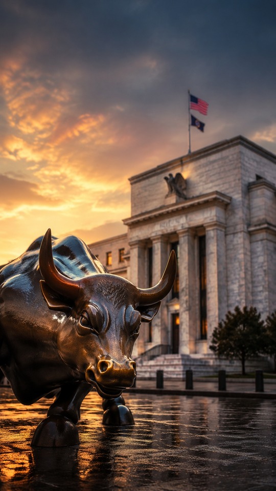 US CPI & Wall Street Bull - 4K Phone Backgrounds