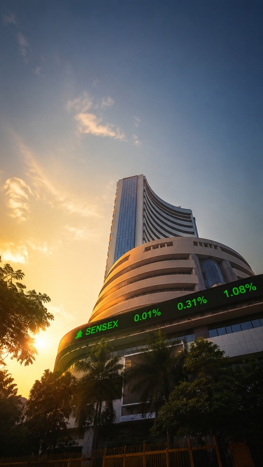 Índice Sensex Bolsa de Valores - Fondos 4K