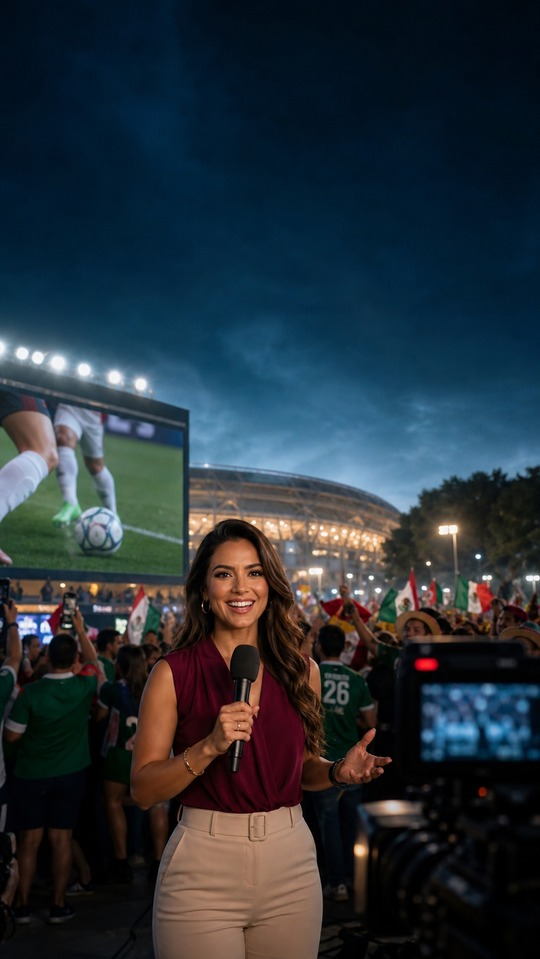 Telemundo Live Sports Broadcast - 4K Phone Background