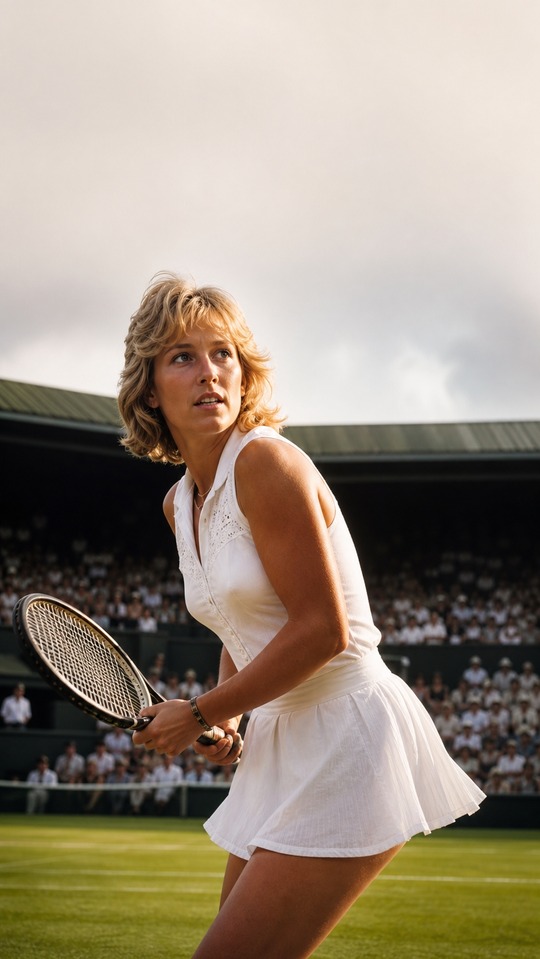 Tracy Austin Retrato de Tenis - Fondos 4K para Celular