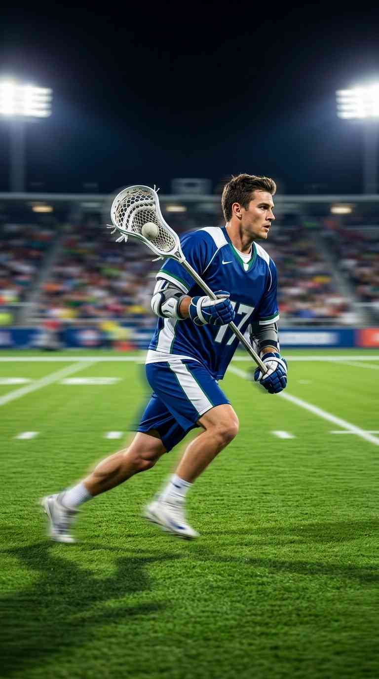 Lacrosse Player Action - 4K Wallpapers
