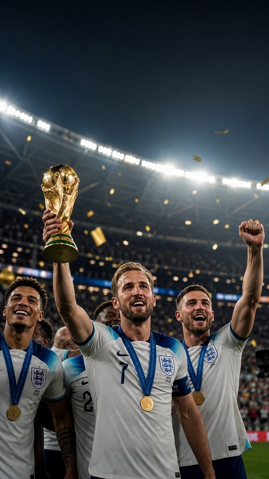 World Cup Winners England Victory - 4K Wallpaper