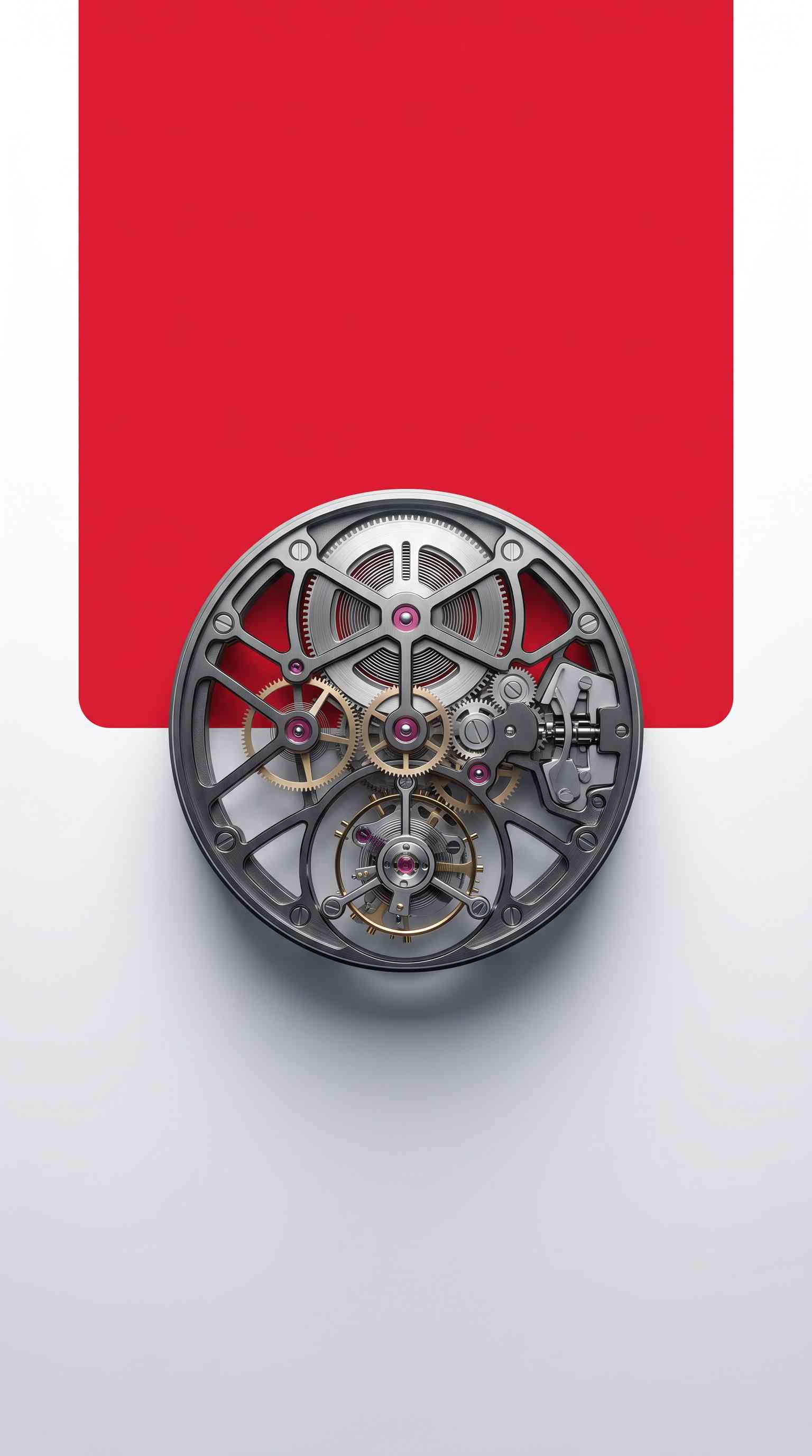 Mechanical Watch Gears Minimalist - 4K Wallpaper