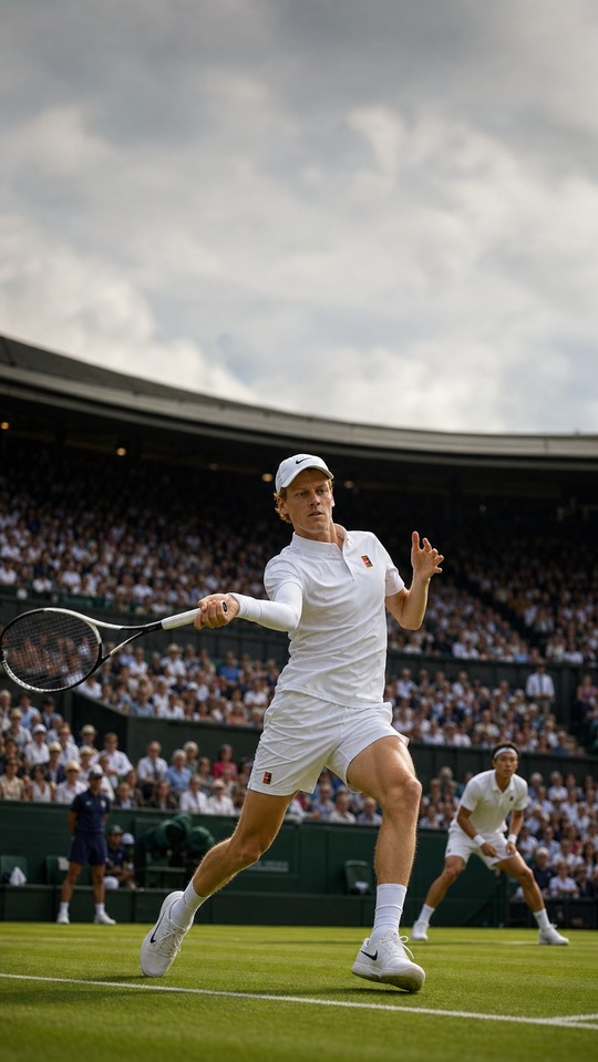 Jannik Sinner Wimbledon - 4K Handy Wallpaper
